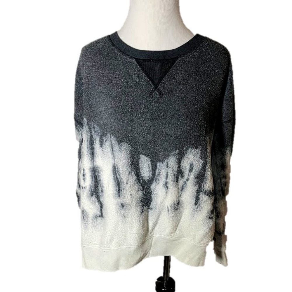 American Eagle Ombre TieDye Fleece Crewneck